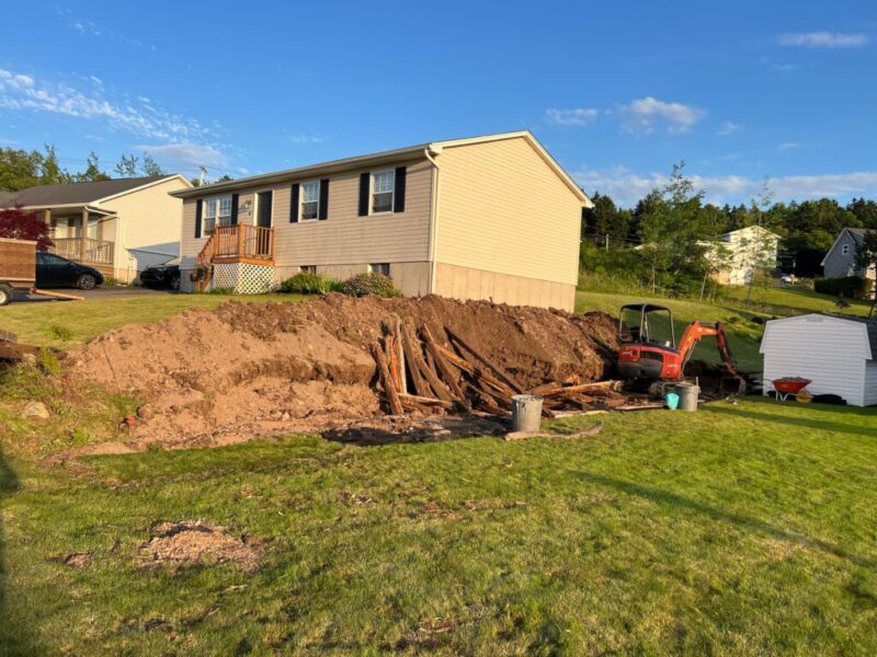 Retaining Walls - 01 before Retaining Walls - 01 before