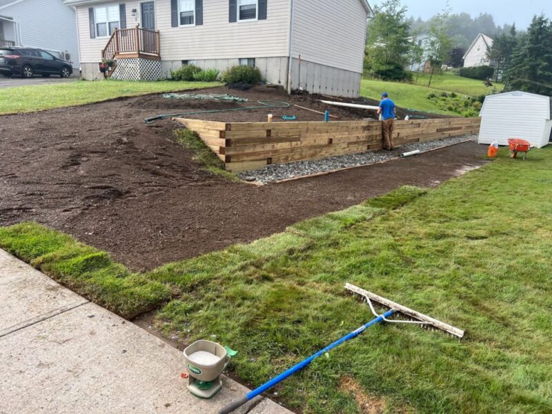 Retaining Walls - 03 before Retaining Walls - 03 before
